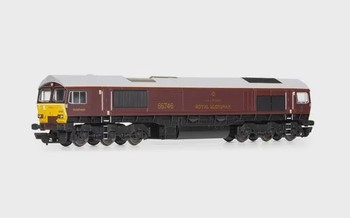 GBRf Belmond Royal Scotsman Class 66  Co-Co  66746 – Era 11