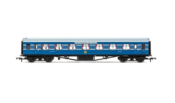 LMS, Stanier D1902 Coronation Scot 65' RFO, 7508 (Era 3) Hornby OO Gauge Rolling Stock Coach - R40055