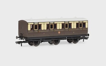 GWR, 6 Wheel Coach, 1st Class, 519 - Era 2/3