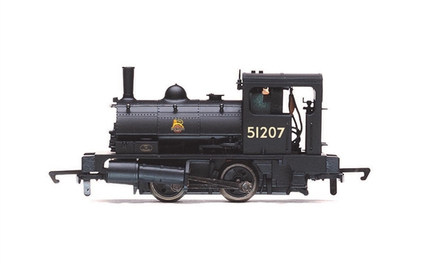 BR, Class 21 'Pug', 0-4-0ST, 51207 OO Gauge Steam Locomotive (Era 4) - R3728