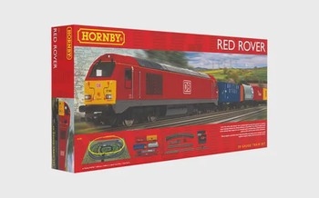 Red Rover Train Set (Era 11) Hornby OO Gauge Diesel Locomotive Wagons & Track - R1281 R1281M
