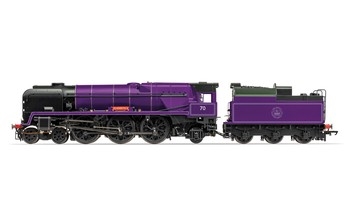 Hornby HM The Queen's Platinum Jubilee West Country No. 70 ‘Elizabeth ll' OO Gauge Steam Locomotive - R30231
