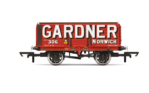 Hornby OO Gauge 7 Plank Wagon Gardner No 306 Era2  Era 3 - R6951