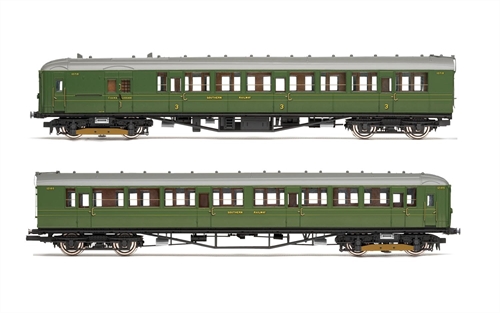 Hornby SR 2-BIL Unit 2152 DMBTL No 10718 and DTCL No 12185 Train Pack Era 3 - R3700