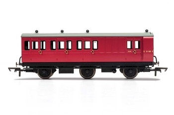 BR 6 Wheel Brake 3rd Class Coach No.E31185E