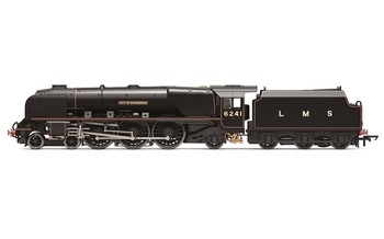 LMS Princess Coronation Class 4-6-2 6241 City of Edinburgh OO Gauge Steam Locomotive Era 3 - R3681