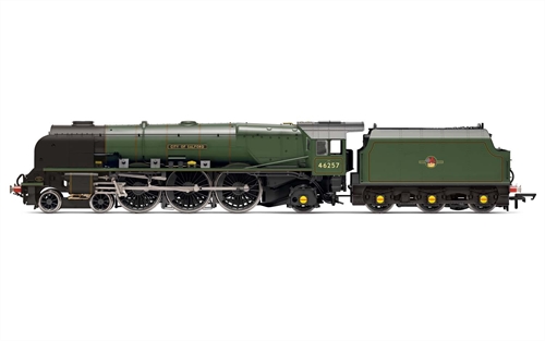 BR Princess Coronation Class 4-6-2 46257 City of Salford OO Gauge Steam Locomotive Era 5 - R3856