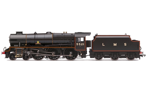 LMS Patriot Class 4-6-0 5521 Rhyl OO Gauge Steam Locomotive Era 3 - R3614