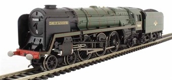Class 8P 4-6-2 71000 Duke Of Gloucester in BR Green with late crest Railroad range Era 5 Era 4 Hornby OO Gauge Steam Locomotive - R3168