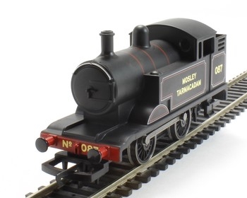 Freelance 087 in Black 0-4-0 Tank in Mosley Tarmacadam Livery Era 3 Hornby OO Gauge Steam Locomotive - R3360
