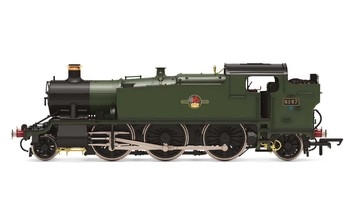 British Rail BR 61XX Class Large Prairie 2-6-2T 6147 Era 5 Hornby OO Gauge Steam Locomotive - R3850