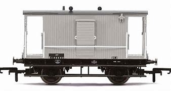 BR, Dia.034 'Toad B' Brake Van, E140580 - Era 4