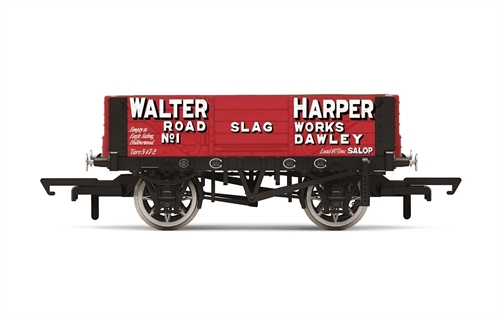 Hornby OO Gauge 4 Plank Wagon Walter Harper No 1 Era 2 - R6899