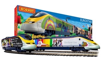Hornby The Beatles Yellow Submarine Eurostar Train Set R1253M