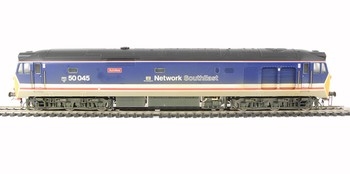 Class 50 50045 'Achilles' in revised Network South East livery (weathered)