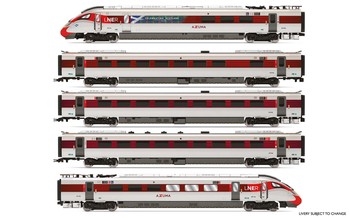 LNER Hitachi Class 8001 Azuma Set 800 104 Celebrating Scotland Train Pack - Era 11