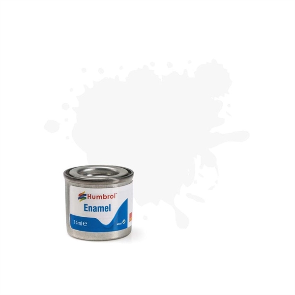22 WHITE 14ml GLOSS Enamel Tinlet