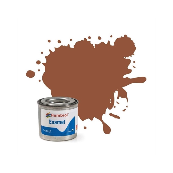 70 BRICK RED 14ml MATT Enamel Tinlet
