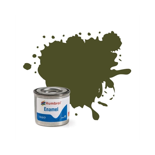 155 OLIVE DRAB 14ml MATT Enamel Tinlet
