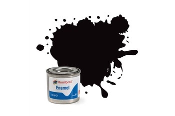 201 BLACK 14ml METALLIC Enamel Tinlet