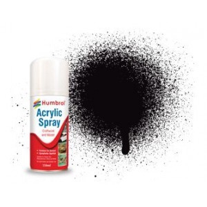 201 METALLIC BLACK 150ml METALLIC Modellers Spray
