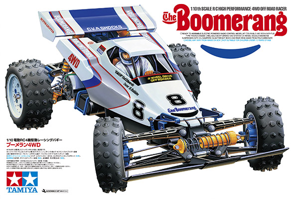 Tamiya The Boomerang 2008 radio control 1/10 off-road buggy 58418