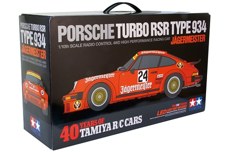84431 Tamiya RC Porsche 934 Jagermeister - TA02SW 40th anniversary