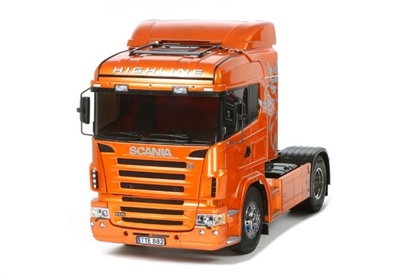 Tamiya RC Scania R470 Highline 4x2 Pre-Painted Orange Edition - 56338
