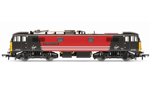 Virgin Trains Class 87, Bo-Bo, 87019 'Sir Winston Churchill' OO Gauge Electric Locomotive (Era 9) - R3656