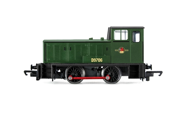BR, Bagnall 0-4-0DH, D9706 OO Gauge Diesel Locomotive (Era 6) - R3755