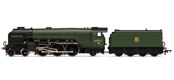BR, Thompson Class A2/3, 4-6-2, 60512 'Steady Aim' OO Gauge Steam Locomotive (Era 4) - R3834