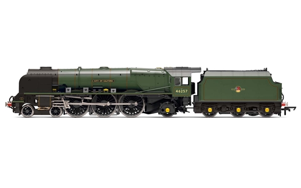 BR, Princess Coronation Class, 4-6-2, 46257 'City of Salford' OO Gauge Steam Locomotive (Era 5) - R3856