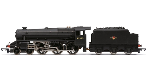 RailRoad BR Class 5MT Black Five 4-6-0 45025 OO Gauge Steam Locomotive Era 5 - R3494