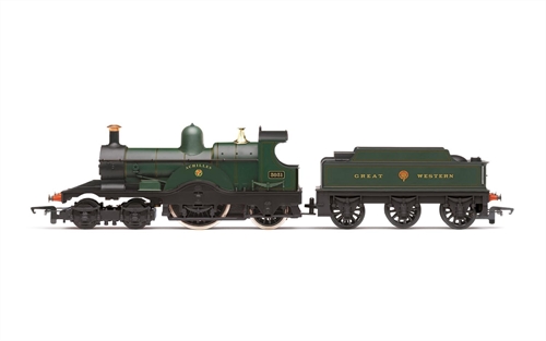GWR Class 3031 Dean Single 4-2-2 Achilles OO Gauge Steam Locomotive Era 2 - R3759