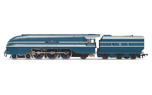 LMS Princess Coronation Class 4-6-2 6220 Coronation OO Gauge Steam Locomotive Era 3 - R3857