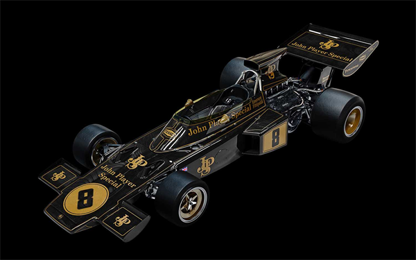 Lotus 72D - 1972 British GP - Emerson Fittipaldi - 1/8 Scale Diecast Model Car Kit