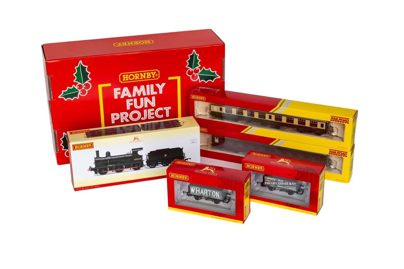 hornby family fun project christmas hamper add on oo gauge train pack r30078 hornby family fun project christmas hamper add on oo gauge train pack r30078