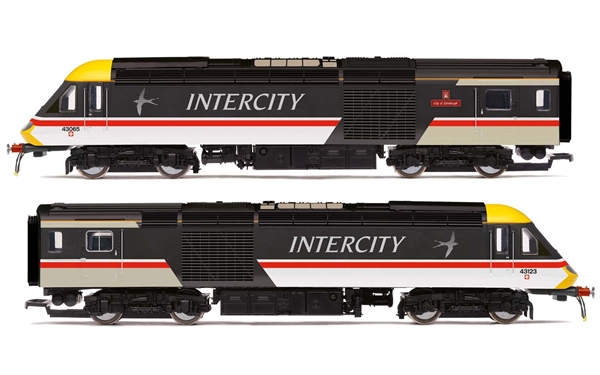 Hornby BR, Class 43 HST, Power Cars 43123 and 43065 'City of Edinburgh' Train Pack - Era 8 - R3944