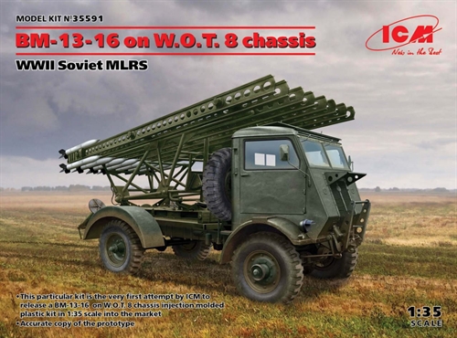 BM-13-16 on W.O.T. 8 Chassis WWII Soviet MLRS