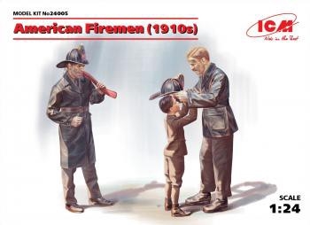 American Firemen (1910's) 3 Figs