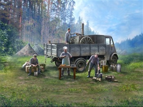 AHN 'Gulaschkanone' Truck with 4 Figures amp; Accessories