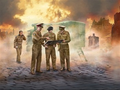 Montgomery's Staff Set of 4 Figures