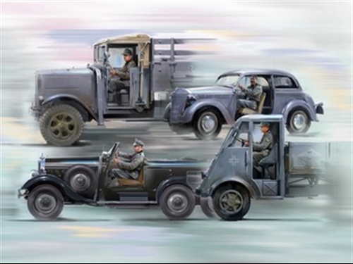 German Drivers (1939-1945) 4 Figures