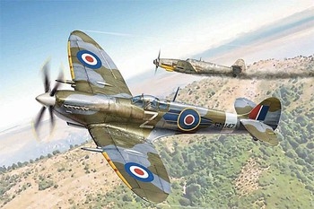 RAF Spitfire Mk. IX 1/4 Plastic Model Kit