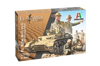 Panzer IV F1/F2/G with Afrika Korps 1/35 Plastic Model Kit