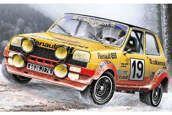 Renault R5 Alpine Rally 1/24 Plastic Model Kit