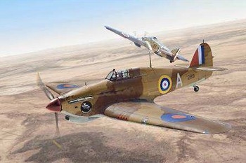 Hawker Hurricane Mk1 148 Plastic Model Kit