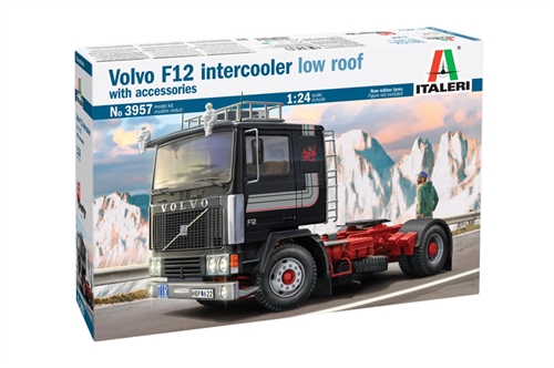 Volvo F-12 Intercooler Low Roof 124 Plastic Model Kit