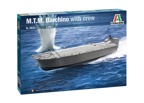 MTM Barchino With Crew 135 Plastic Model Kit
