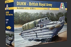 DUKW British Army 135 Plastic Model Kit